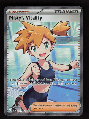 Misty's Vitality 111/084 - Ultra Rare - Pitch Black
