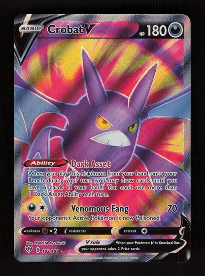Crobat V 182/189 - Darkness Ablaze