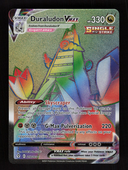 Duraludon VMAX 219/203 - Secret Rainbow Rare - Evolving Skies