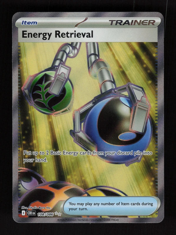 Energy Retrieval 108/86 - Ultra Rare - Chaos Rising