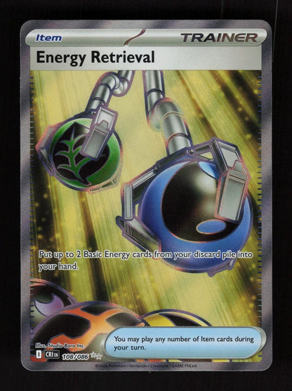 Energy Retrieval 108/86 - Ultra Rare - Chaos Rising