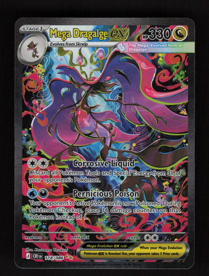 Mega Dragalge ex 118/086 - Special Illustration Rare - Chaos Rising