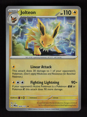 Jolteon (Master Ball Pattern) 029/131 - SV: Prismatic Evolutions