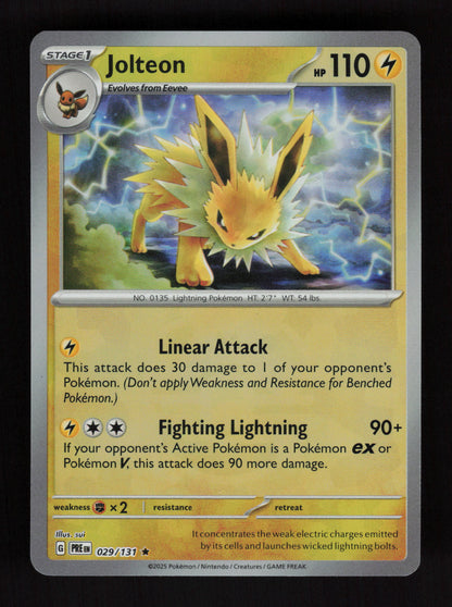 Jolteon (Master Ball Pattern) 029/131 - SV: Prismatic Evolutions