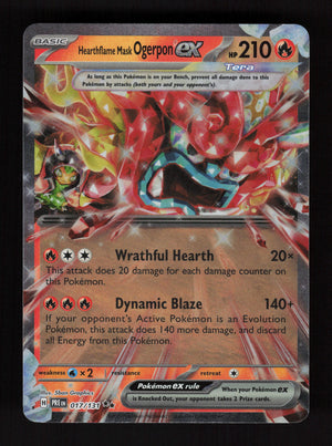 Hearthflame Mask Ogerpon ex 017/131 - Ultra Rare - Prismatic Evolutions