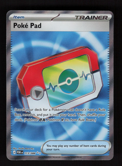 Poké Pad 113/088 - Ultra Rare - ME03: Perfect Order
