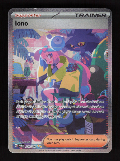 Iono 237/091 - Special Illustration Rare - Paldean Fates