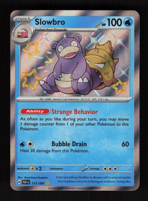 Slowbro 117/091 - Shiny Rare - Paldean Fates
