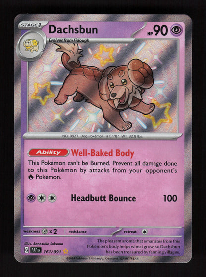 Dachsbun 161/091 - Shiny Rare - Paldean Fates