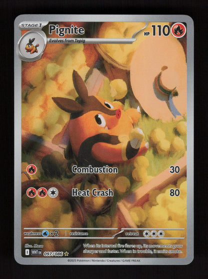 Pignite 097/086 - Illustration Rare - White Flare