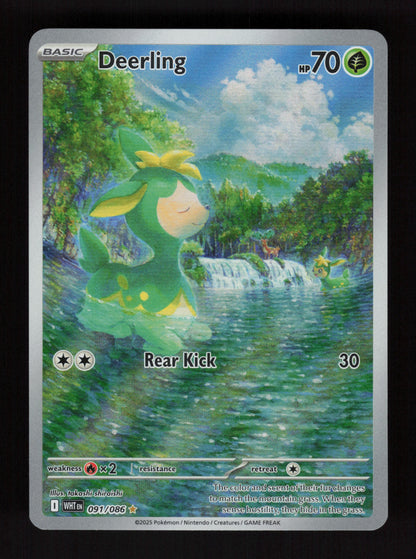 Deerling 091/086 - Illustration Rare - White Flare