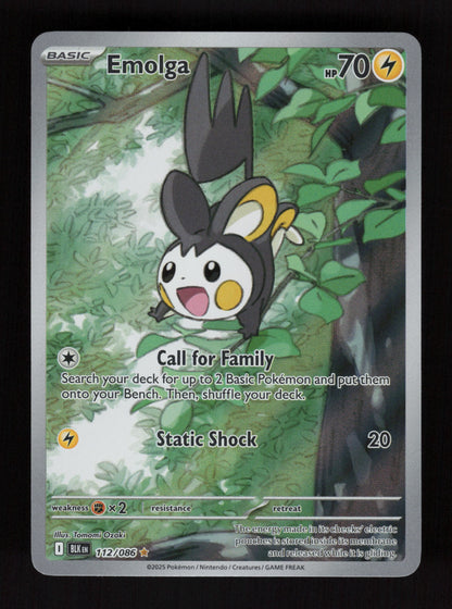 Emolga 112/086 - Illustration Rare - Black Bolt