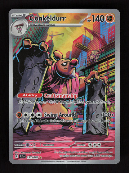 Conkeldurr 127/086 - Illustration Rare - Black Bolt