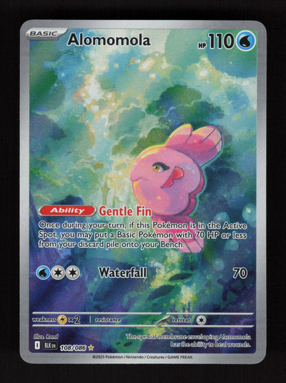 Alomomola 108/086 - Illustration Rare - Black Bolt