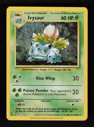 Ivysaur 002/034 - Classic Collection - Trading Card Game Classic