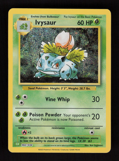 Ivysaur 002/034 - Classic Collection - Trading Card Game Classic
