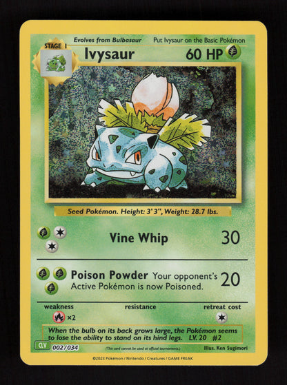 Ivysaur 002/034 - Classic Collection - Trading Card Game Classic