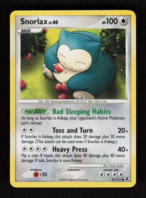Snorlax 81/111 - Rising Rivals