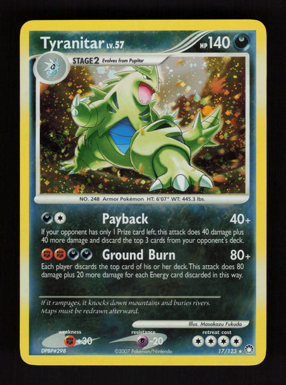 Tyranitar 17/123 - Holo -  Mysterious Treasures
