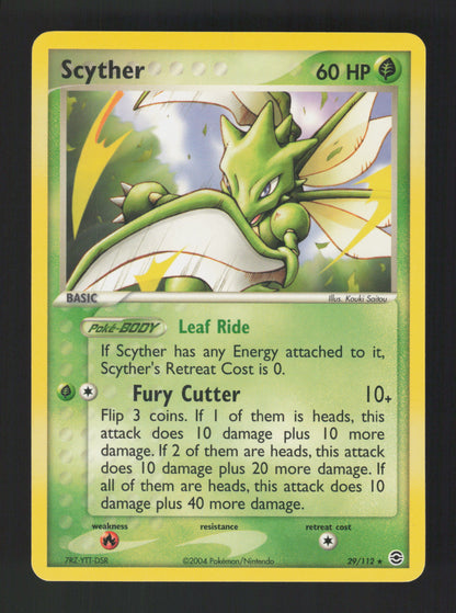 Scyther 29/112 - FireRed & LeafGreen