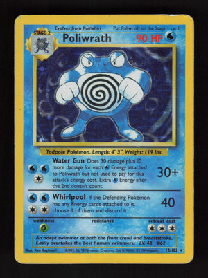 Poliwrath 13/102 - Holo - Base Set