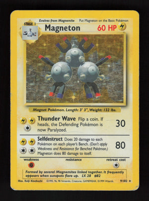 Magneton 9/102 - Holo - Base Set