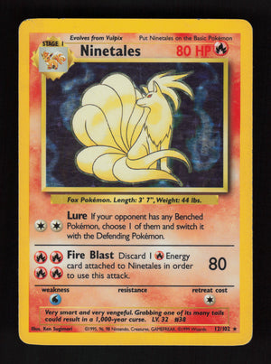 Ninetales 12/102 - Holo - Base Set