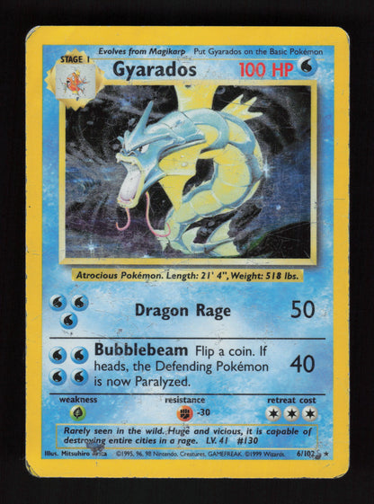 Gyarados 6/102 - Holo - Base Set