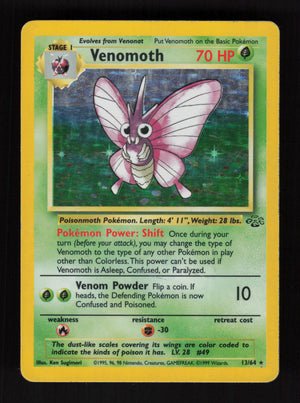 Venomoth 13/64 - Holo - Jungle