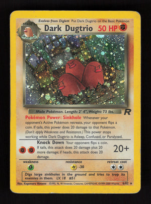 Dark Dugtrio 6/82 - Holo - Team Rocket