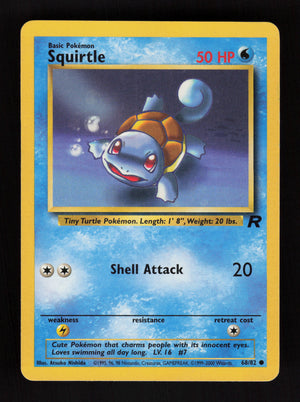 Squirtle 68/82 - Team Rocket