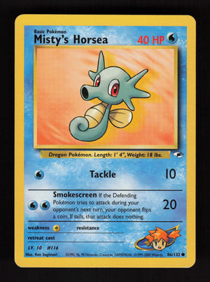 Misty's Horsea 86/132 - Gym Heroes