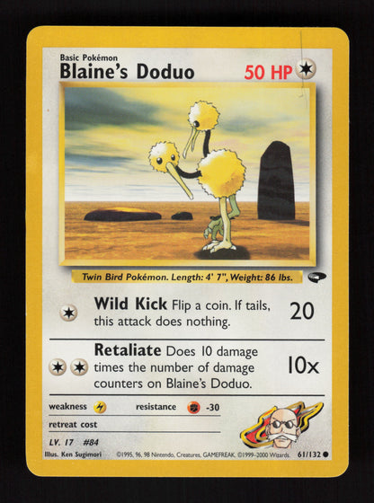 Blaine's Doduo 61/132 - Gym Challenge