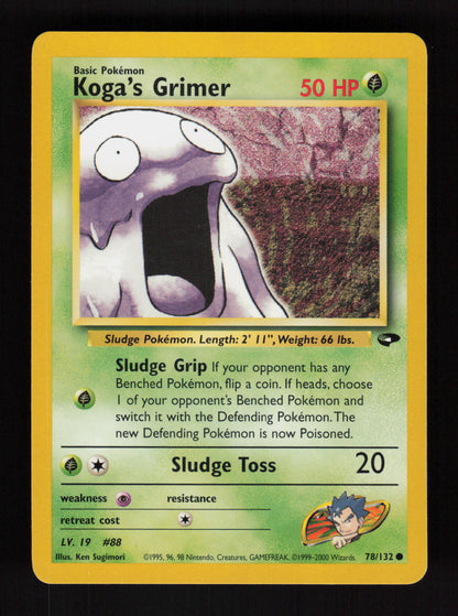 Koga's Grimer 78/132 - Gym Challenge