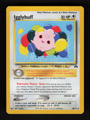 Igglybuff 40/75 - Neo Discovery