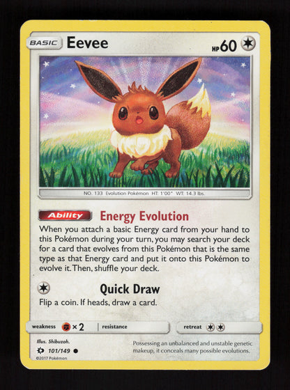 Eevee 101/149 - Sun & Moon Base Set