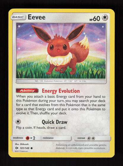 Eevee 101/149 - Sun & Moon Base Set