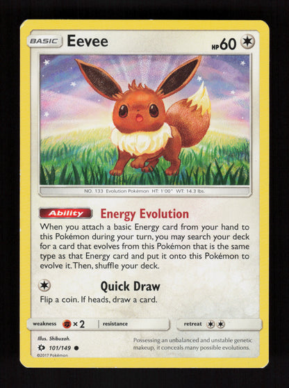 Eevee 101/149 - Sun & Moon Base Set