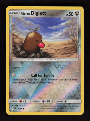 Alolan Diglett 122/214 - Reverse Holo - Lost Thunder