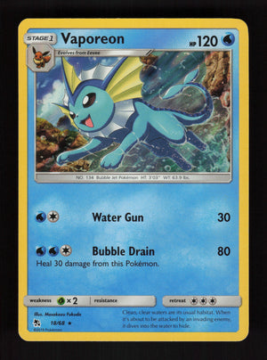 Vaporeon 18/68 - Holo - Hidden Fates