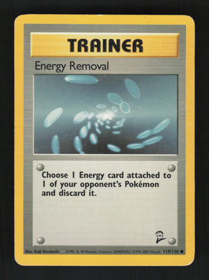 Energy Removal 119/130 - Base Set 2