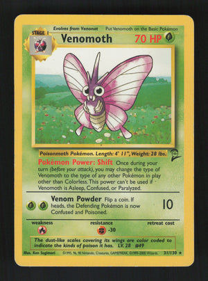 Venomoth 31/130 - Base Set 2