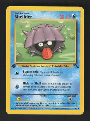Shellder 54/62 - 1st Edition - Fossil