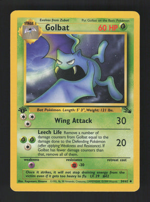 Golbat 34/62 - 1st Edition - Fossil