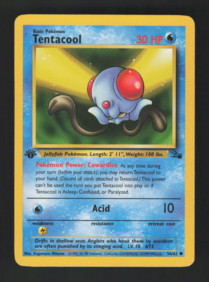 Tentacool 56/62 - 1st Edition - Fossil