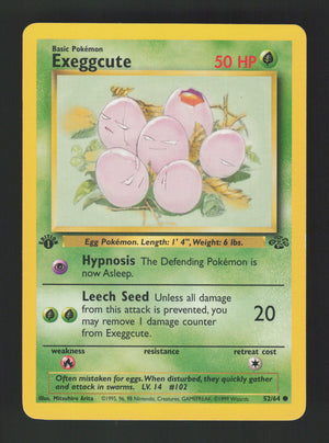 Exeggcute 52/64 - 1st Edition - Jungle