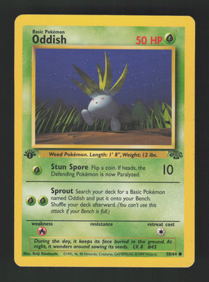 Oddish 58/64 - 1st Edition - Jungle