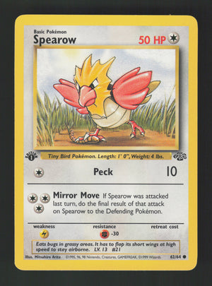 Spearow 62/64 - 1st Edition - Jungle