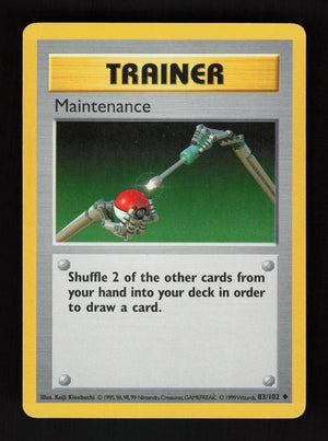 Maintenance 83/102 - Base