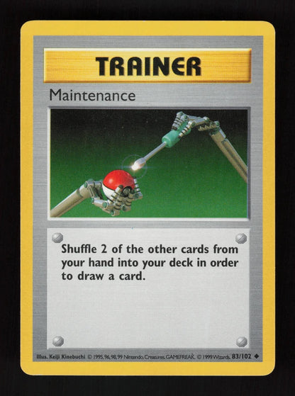 Maintenance 83/102 - Base